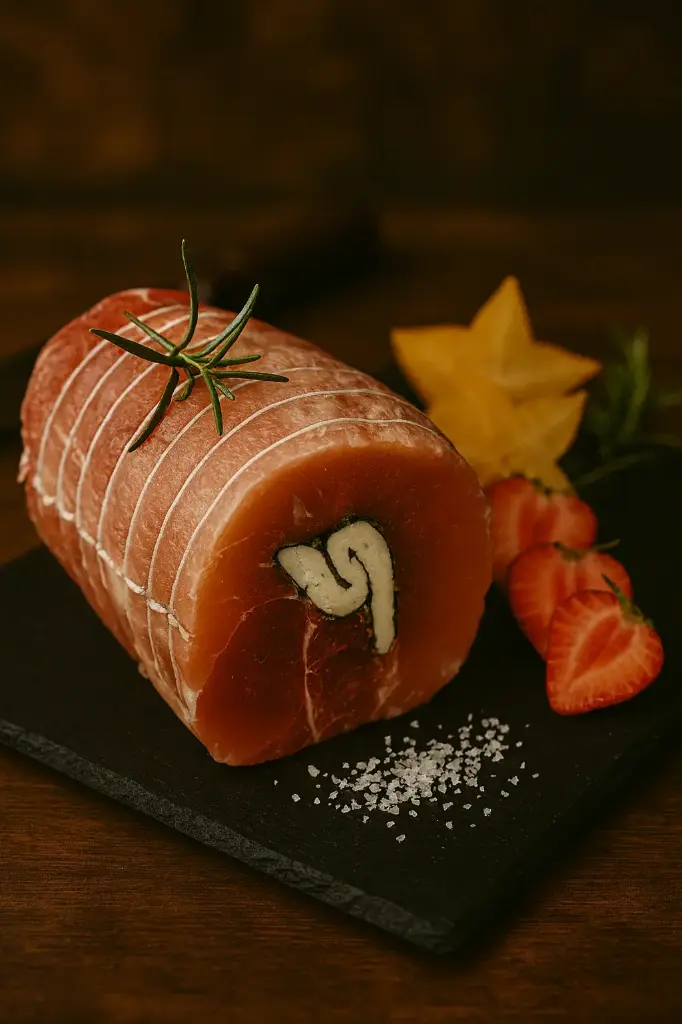 Roti de porc à la moderne